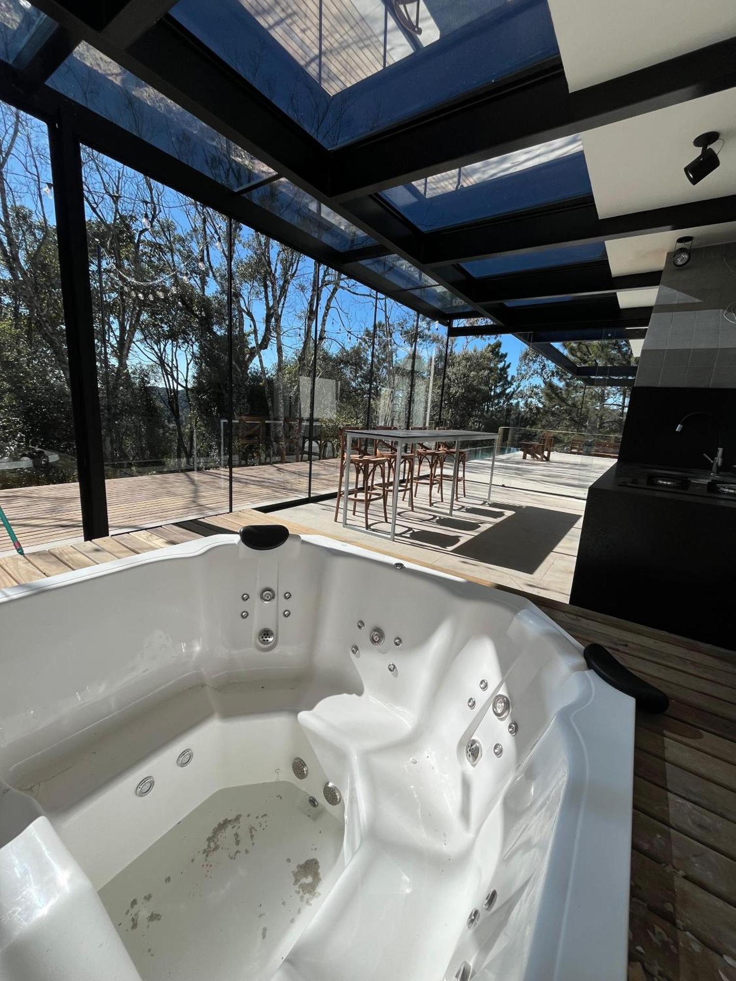 Paraiso Em Rancho Queimado Com Piscina Aquecida Exterior photo